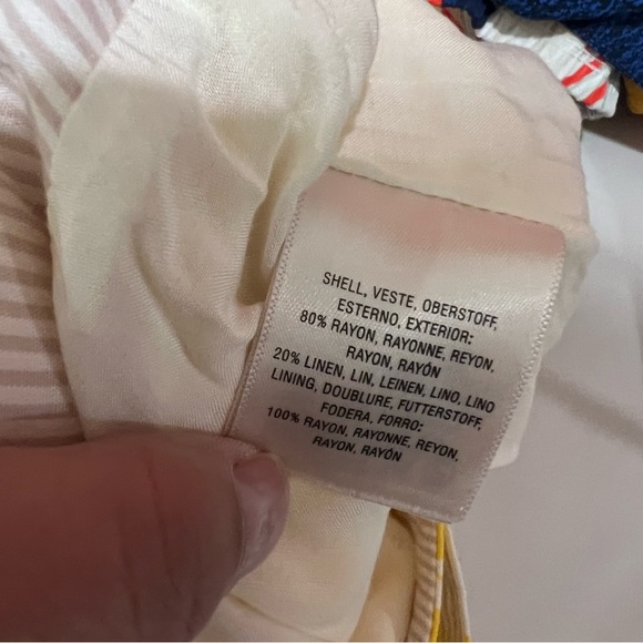 52 Conversations By Anthropologie Lemon Cherry Fruit Button Front Skirt - Picture 8 of 9